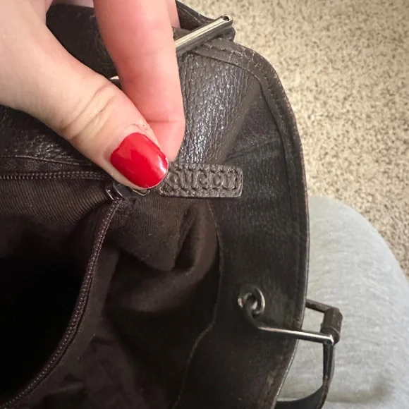 Vintage Gucci Beige and Brown GG Canvas Tote As Is - Picture 8 of 13